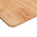 Tablero de mesa cuadrado madera roble marrón claro 40x40x1,5 cm