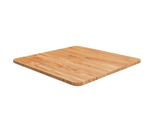 Tablero de mesa cuadrado madera roble marrón claro 50x50x1,5 cm