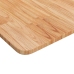 Tablero de mesa cuadrado madera roble marrón claro 50x50x1,5 cm