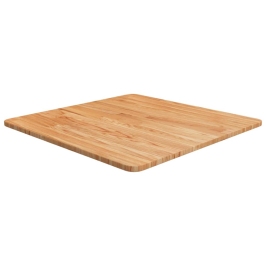 Tablero de mesa cuadrado madera roble marrón claro 60x60x1,5 cm