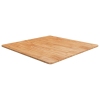 Tablero de mesa cuadrado madera roble marrón claro 80x80x1,5 cm