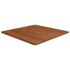 Tablero de mesa cuadrada madera roble marrón oscuro 70x70x1,5cm