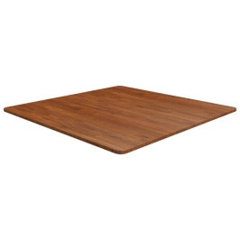 Tablero de mesa cuadrada madera roble marrón oscuro 90x90x1,5cm