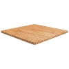 Tablero de mesa cuadrada madera roble marrón claro 70x70x2,5 cm