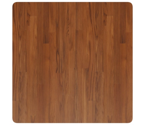 Tablero de mesa cuadrada madera roble marrón oscuro 80x80x2,5cm