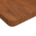 Tablero de mesa cuadrada madera roble marrón oscuro 80x80x4 cm