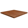 Tablero de mesa cuadrada madera roble marrón oscuro 90x90x4cm