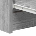 Aparador de madera contrachapada Sonoma gris 60x35x98,5 cm