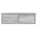 Armario de pared madera contrachapada gris Sonoma 60x26x18,5 cm