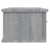 Armario de pared madera de ingeniería gris Sonoma 88x26x18,5 cm