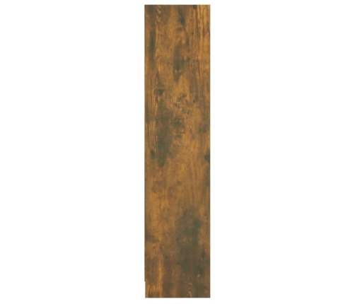 vidaXL Estantería madera contrachapada color roble ahumado 60x24x109cm