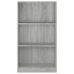 vidaXL Estantería de madera contrachapada gris Sonoma 60x24x109 cm