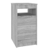 Cajonera de madera contrachapada gris Sonoma 40x50x76 cm