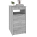 Cajonera de madera contrachapada gris Sonoma 40x50x76 cm