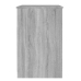 Cajonera de madera contrachapada gris Sonoma 40x50x76 cm