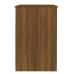 Cajonera de madera contrachapada roble marrón 40x50x76cm