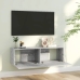 Mueble para TV madera contrachapada gris Sonoma 100x30x30 cm