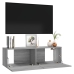 Mueble para TV madera contrachapada gris Sonoma 100x30x30 cm