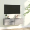 Mueble para TV madera contrachapada gris Sonoma 100x30x30 cm