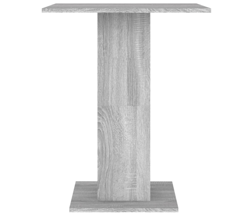 Mesa de bistró madera contrachapada gris Sonoma 60x60x75 cm