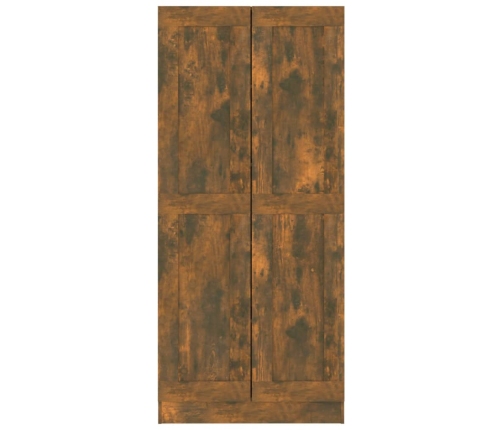 vidaXL Estantería madera contrachapada roble ahumado 82,5x30,5x185,5cm