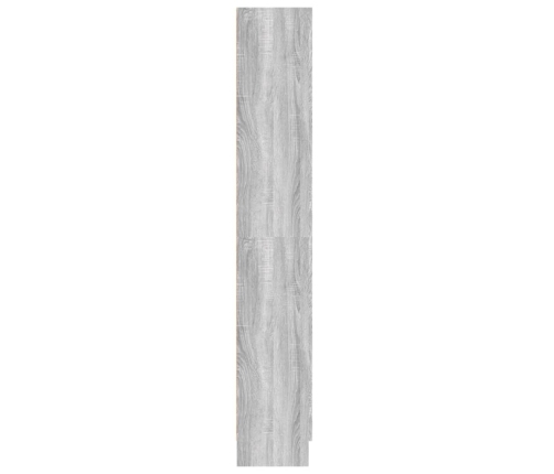 Estantería madera contrachapada gris Sonoma 82,5x30,5x185,5 cm