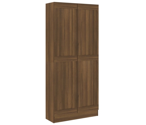 vidaXL Estantería madera contrachapada roble marrón 82,5x30,5x185,5 cm