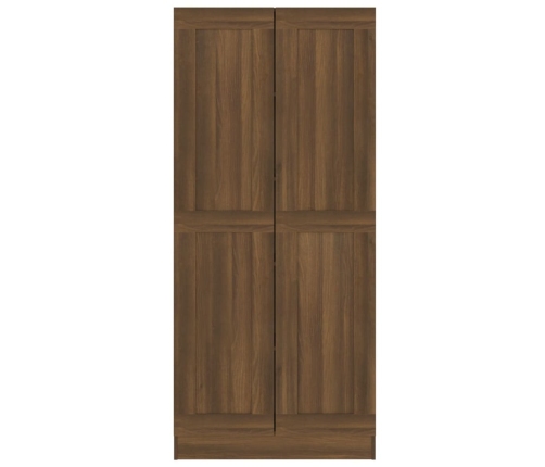 vidaXL Estantería madera contrachapada roble marrón 82,5x30,5x185,5 cm