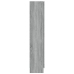 Vitrina madera contrachapada gris Sonoma 82,5x30,5x150 cm