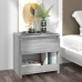 Mesitas noche 2 uds madera contrachapada gris Sonoma 40x30x39cm