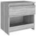 Mesitas noche 2 uds madera contrachapada gris Sonoma 40x30x39cm