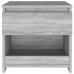 Mesitas noche 2 uds madera contrachapada gris Sonoma 40x30x39cm