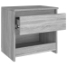 Mesitas noche 2 uds madera contrachapada gris Sonoma 40x30x39cm