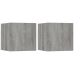 Muebles para TV de pared 2 uds gris Sonoma 30,5x30x30 cm