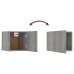 Muebles para TV de pared 2 uds gris Sonoma 30,5x30x30 cm