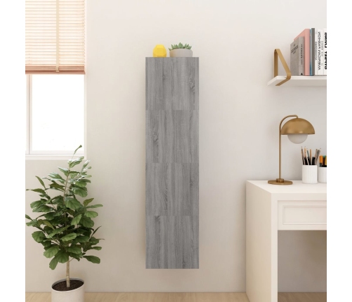 Muebles para TV de pared 4 uds gris Sonoma 30,5x30x30 cm