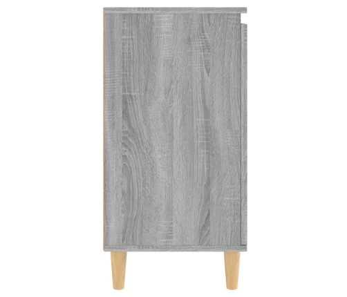 Aparador de madera contrachapada gris Sonoma 60x35x70 cm