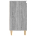 Aparador de madera contrachapada gris Sonoma 60x35x70 cm