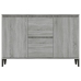 Aparador de madera contrachapada gris Sonoma 104x35x70 cm