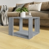 Mesa de centro madera contrachapada gris Sonoma 40x40x30 cm