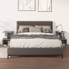 Mesitas noche 2 uds madera contrachapada gris Sonoma 35x35x55cm