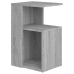 Mesa auxiliar madera contrachapada gris Sonoma 36x30x56 cm