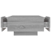 vidaXL Mesa de centro madera contrachapada gris Sonoma 90x60x31 cm