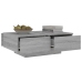 vidaXL Mesa de centro madera contrachapada gris Sonoma 90x60x31 cm