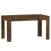 Mesa comedor madera contrachapada roble ahumado 140x74,5x76 cm