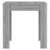 Mesa de comedor madera contrachapada gris Sonoma 140x74,5x76 cm