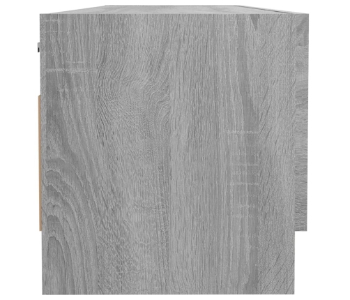 Armario madera contrachapada gris Sonoma 100x32,5x35 cm