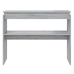 Mesa consola madera contrachapada gris Sonoma 102x30x80 cm