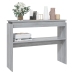 Mesa consola madera contrachapada gris Sonoma 102x30x80 cm