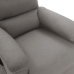 Sillón de masaje elevable tela gris claro